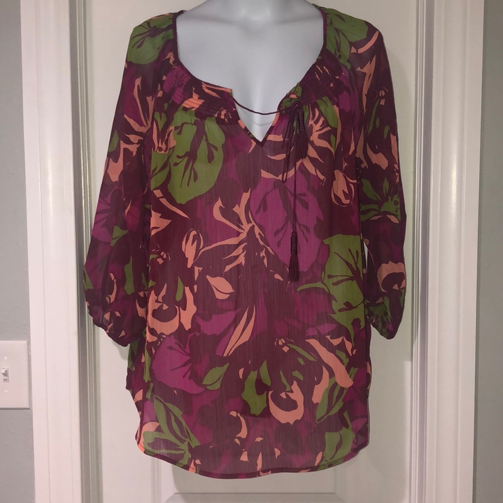 *NWT* Women’s Plus Size Sheer Top